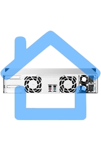 Сетевое хранилище без дисков SMB QNAP TS-1273AU-RP-8G NAS 12 HDD trays, 2x 2.5 GbE, rackmount, 2 PSU. 4-core AMD V1500B2,2 GHz, RAM 8 Gb (8 Gb UDIMM DDR4 (1 x 8 Gb) up to 32 Gb (2 x 16 Gb)). W/o rail kit RAIL-B02