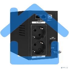 Источник бесперебойного питания ExeGate SpecialPro Smart LLB-500.LCD.AVR.2SH.USB 500VA/300W, LCD, AVR, 2*Schuko, USB, черный