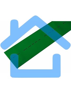 Термоусаживаемая трубка Rexant 50,0/25,0 мм, зеленая, упаковка 10 шт. по 1 м