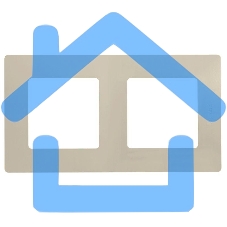 Рамка 2 поста, сл. кость ETIKA Рамка 2 поста, сл. кость