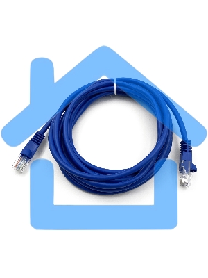 Патч-корд Buro UTP cat5E 3м синий RJ-45 (m)-RJ-45 (m)