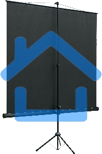 Экран на штативе Lumien Eco View 153x153см (раб.область 147х147 см) Matte White с возможностью настенного крепления 1:1