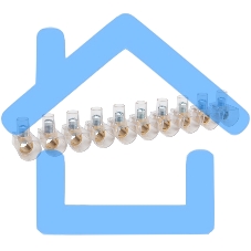 Концевой зажим винтовой изолированный КЗВИ 16 мм (10х1) (10 шт./уп.) Rexant