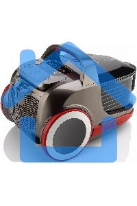 Пылесос Gorenje VC2303GAPRACY серый/красный, 350/2600 Вт, уборка сухая, пылесборник контейнер 3.3 л