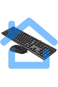 Комплект клавиатура + мышь A4Tech KK-3330 клав:черный мышь:черный USB