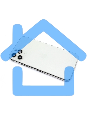 Задняя крышка (корпус) в сборе с рамкой для Apple iPhone 11 Pro белый