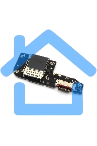 Нижняя плата (шлейф) с разъемом зарядки и микрофоном для Xiaomi Poco F5 (23049PCD8G)