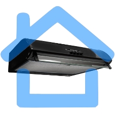 Вытяжка подвесная Gefest ВО 2501 К41 черный, 50 см, 300 куб. м/ч, 75 дБ