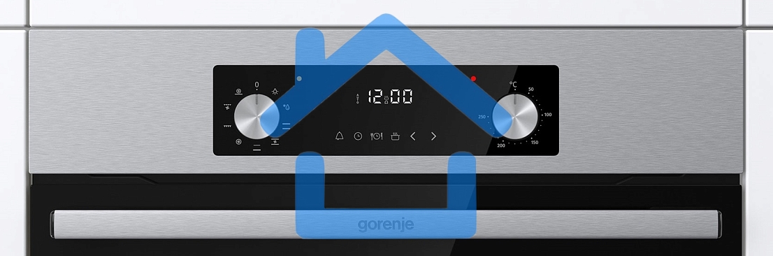 Духовой шкаф электрический Gorenje BO6737E02NX, черный