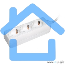 Удлинитель WYP10-16-03-05-Z-N У03 3 места 2 Р + P Е /5метров 3х1мм2 16А/250 IEK