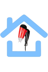 Фен Centek CT-2230 RBL красный/черный 1200Вт, 2 скорости и температуры нагрева, складная ручка