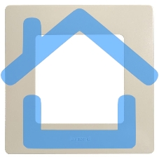 Рамка ETIKA 1 пост, сл. кость ETIKA Рамка 1 пост, сл. кость