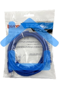 Патч-корд Buro UTP cat5E 3м синий RJ-45 (m)-RJ-45 (m)