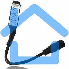 Мини контроллер LED с разьемом 5,5х2,1 мм 72/144 W, 3 кнопки, 12 V/24 V