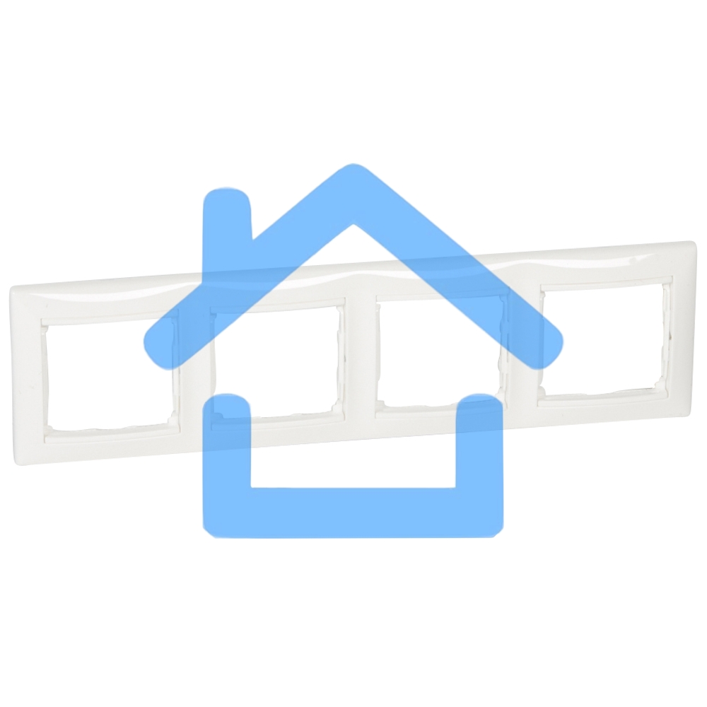 Рамка 4-м Valena горизонт. бел. (DIY-упак.) Leg 694255