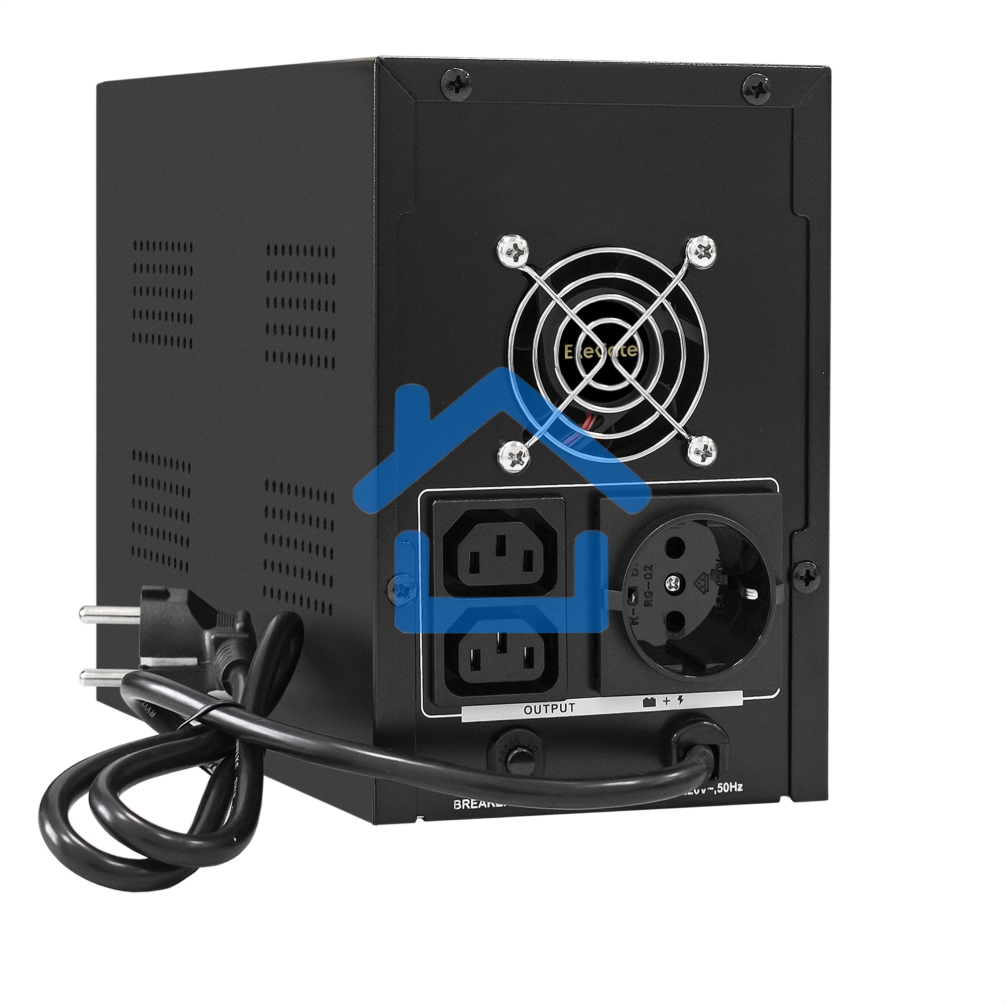 Источник бесперебойного питания ExeGate EX292606RUS SpecialPro UNB-2000.LED.AVR.1SH.2C13 2000VA/1200W, LED, AVR,1*Schuko+2*C13, металлический корпус, черный