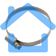 Хомуты Сибртех нержав. сталь, стандартное болтовое крепление 40-60 мм, ширина 9 мм, 50 шт.