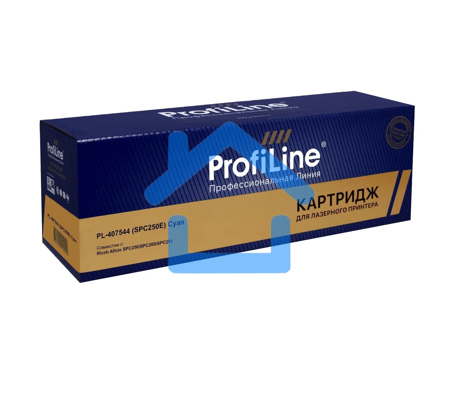 Картридж PL-407544 (SPC250E) для принтеров Ricoh Aficio SPC250/SPC260/SPC261 Голубой 1600 копий ProfiLine
