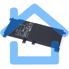 Аккумуляторная батарея для ноутбука Asus X455 (C21N1401) 7.6V 37Wh Orig