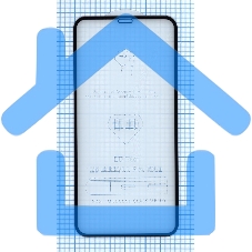 Защитное стекло 6D для Apple iPhone 11 Pro Max черный