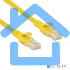 Патч-корд ExeGate UTP-RJ45-RJ45-5e-5M-YL, UTP, cat.5e, 5м, желтый