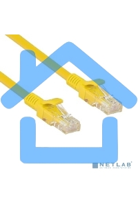 Патч-корд ExeGate UTP-RJ45-RJ45-5e-5M-YL, UTP, cat.5e, 5м, желтый