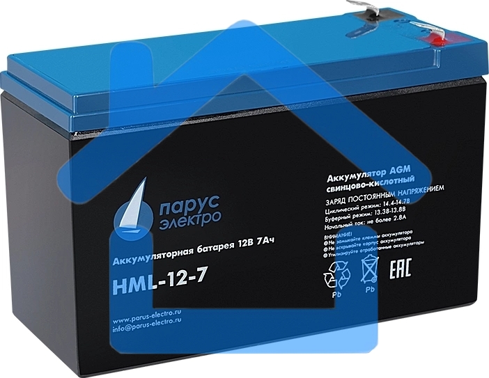 Батарея Парус Электро, профессиональная серия HML-12-7