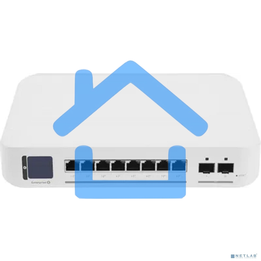 Коммутатор PoE в стойку Ubiquiti UniFi Switch Enterprise 8 PoE USW-Enterprise-8-PoE 8х 2.5G RJ45, 2х 10G SFP+, раздача 120 Вт
