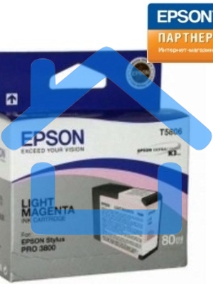 Струйный картридж Epson C13T580600 для Stylus Pro 3800 80 мл light magenta