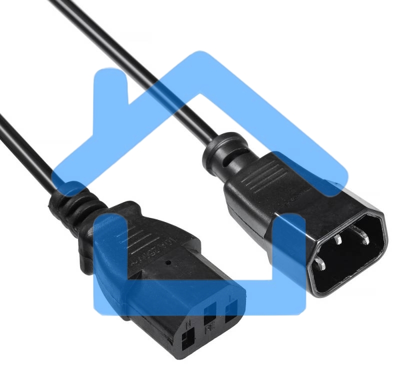 Кабель-удлинитель питания Buro AN23-1008-5 IEC320-C13/IEC320-C14 5м