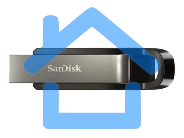 Флешка USB R/W 256Gb SanDisk CZ810 Extreme GO, USB 3.2, Black