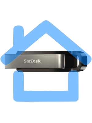 Флешка USB R/W 256 Gb SanDisk CZ810 Extreme GO, USB 3.2, черный