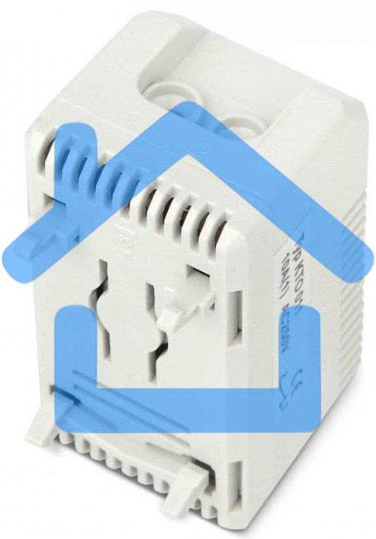Терморегулятор Hyperline, 60х43х33 мм (ВхШхГ), 30Вт, универсальный, 120V, нормально-замкнутый