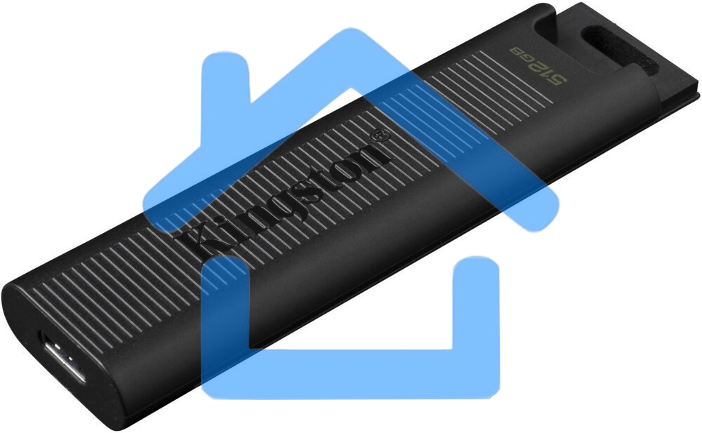Флешка USB R/W Kingston 512Gb DataTraveler Max <DTMAX/512Gb>, USB3.2, up to 1000/900MBs черный
