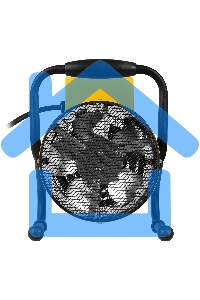 Тепловая пушка Denzel SFH-5000, 230 В, 400 м3/ч, 3 реж. вентилятор, 3000/4500 Вт