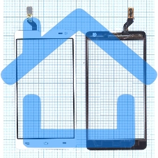 Сенсорное стекло (тачскрин) для LG Optimus L9 II D605, белое