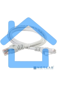 Патч-корд ITK, кат.5Е UTP, 1м, серый