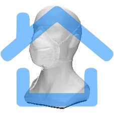 Полумаска фильтрующая формованная, модель 