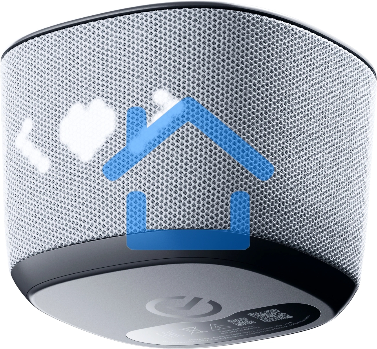 Умная колонка Sber Boom Home SBDV-00171G Салют серый 8W Mono BT/Wi-Fi (без.бат)