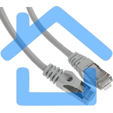 Патч-корд FTP Cablexpert кат.5e, 1м, литой, многожильный (серый)