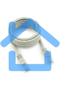 Патч-корд медный UTP CablexpertPP10-2M кат.5e, 2м, литой, многожильный (серый)