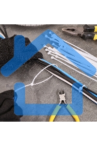 Хомут-стяжкa нейлоновая с тройным замком Rexant 300x3,6 мм, белая, упаковка 100 шт.