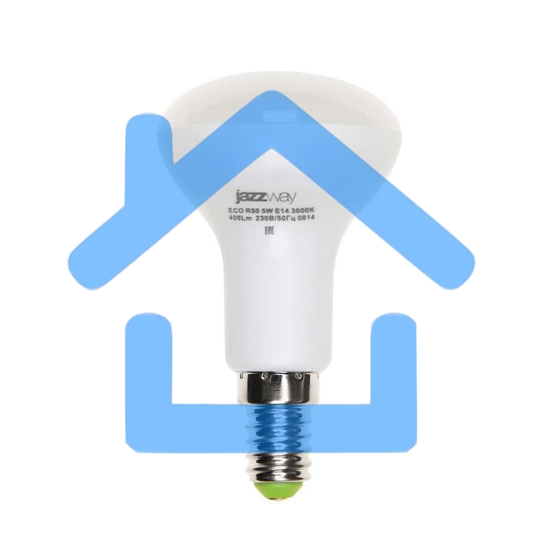 Лампа светодиодная PLED-ECO-R50 5Вт 4000К белый E14 400лм 220-240В JazzWay 1037046A