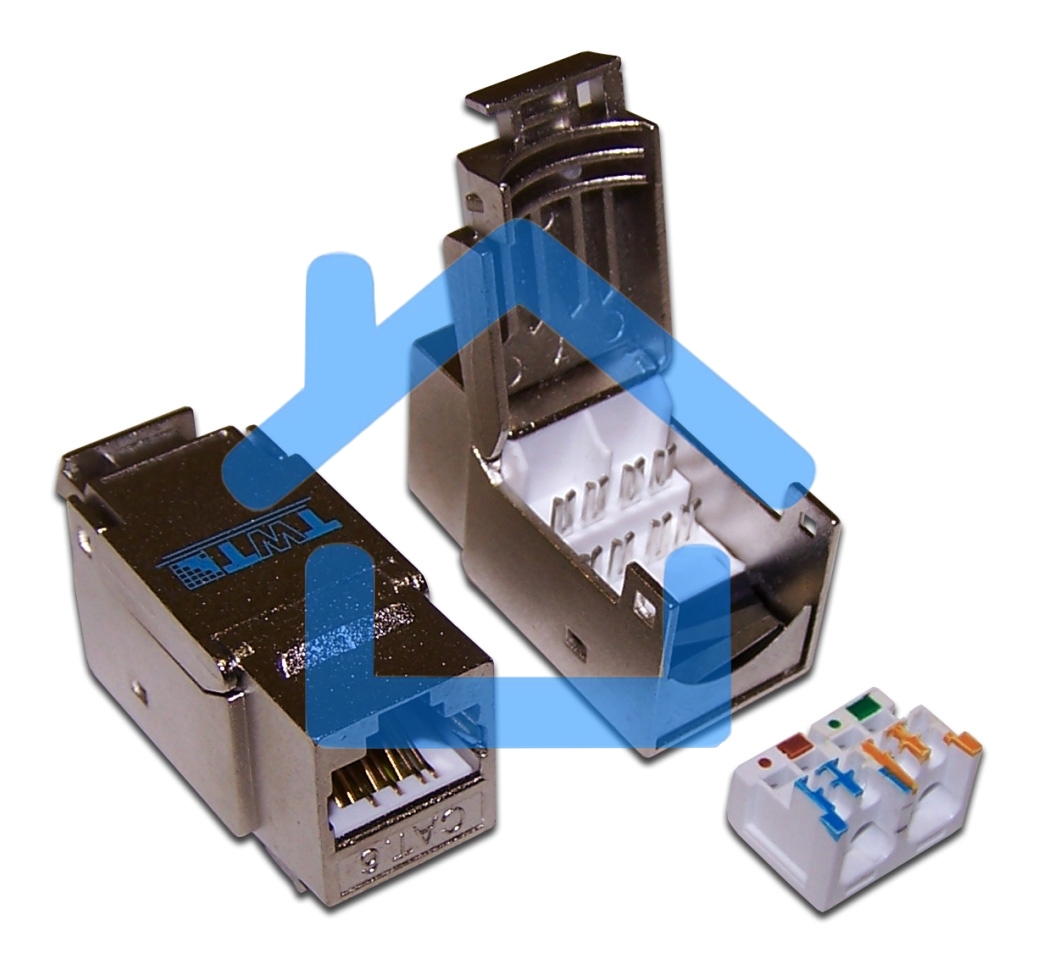 Модуль Lanmaster TWT-OK45STP/6-WH информ. KeystoneRJ45 кат.6 UTP белый  (упак.:1шт)