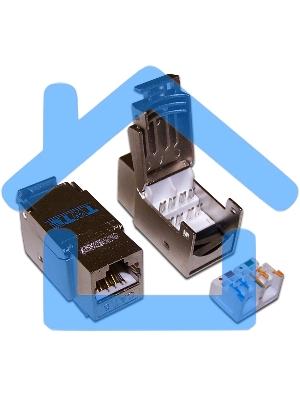 Модуль Lanmaster TWT-OK45STP/6-WH информ. KeystoneRJ45 кат.6 UTP белый  (упак.:1шт)