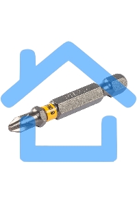 Набор бит PH2х50, сталь S2, шестигранный профиль, 10 шт. Denzel