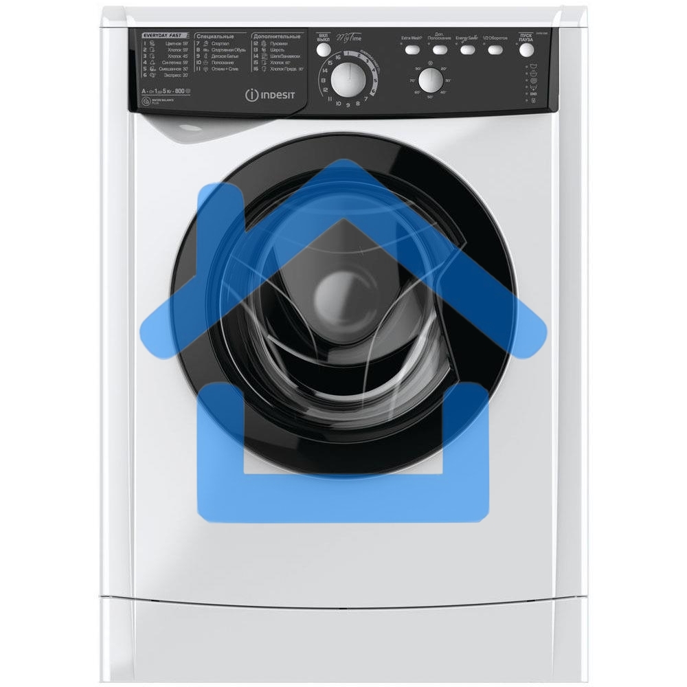 Стиральная машина Indesit EWSB 5085 BK CIS белый, загрузка фронтальная 5 кг, 800 об/мин., класс: А