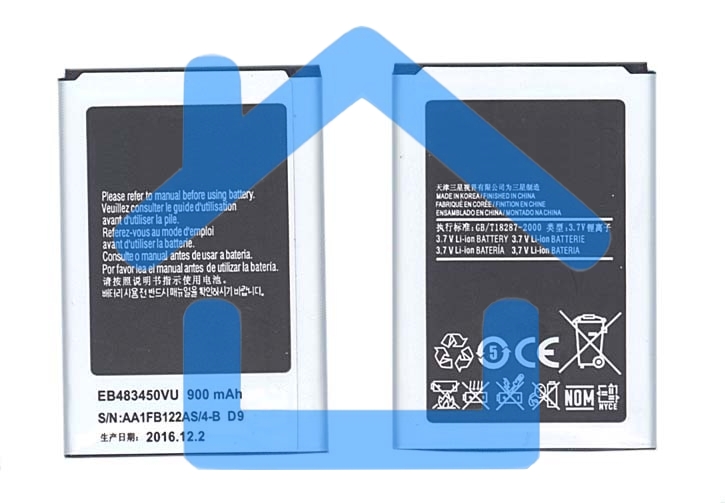 Аккумуляторная батарея EB483450VU для Samsung C3630, C3752, S5350
