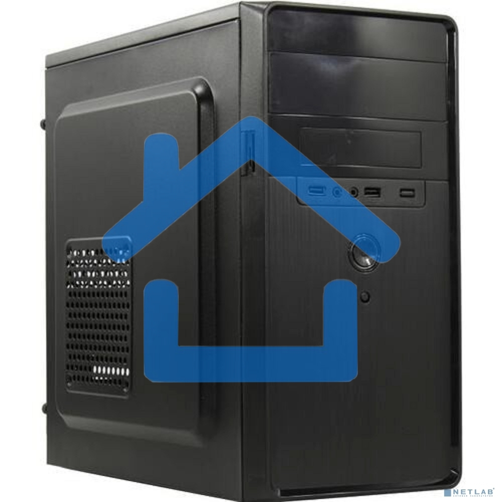 Компьютерный корпус Minitower ExeGate EX286427RUS BA-309-500W-8 (mATX, БП AA500 с вент. 8см, 2*USB, HD аудио, черный)