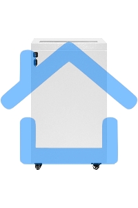 Шредер ГЕЛЕОС УО65-5, DIN P-5 (4 ур-нь секр.), фрагмент 1,9х15мм, 29-32 лист (70г/м2), CD/пл.карты/скрепки/скобы, 65 литров